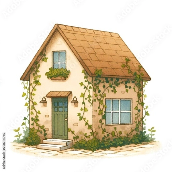 Fototapeta シンプルな洋風住宅