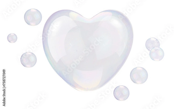 Obraz Herz Seifenblase