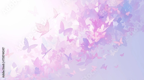 Fototapeta 蝶々の背景素材