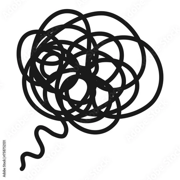 Obraz シンプルなもやもや漫符