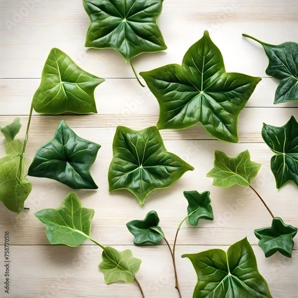 Obraz green leaves background