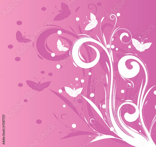 Fototapeta floral background