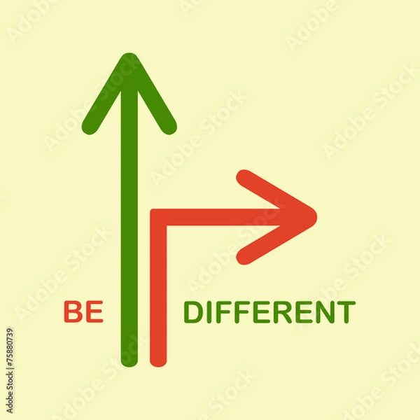 Obraz Be different