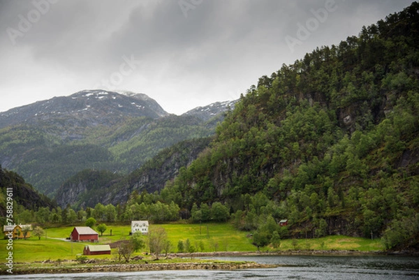 Obraz lake in the mountains