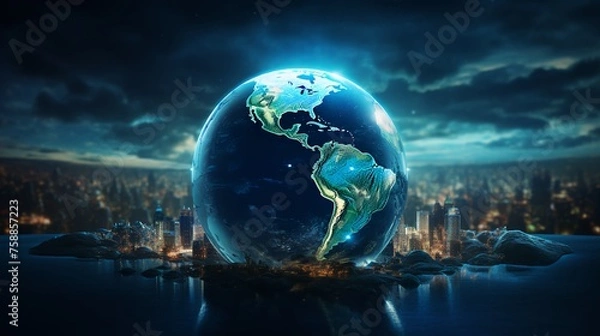 Obraz earth in space