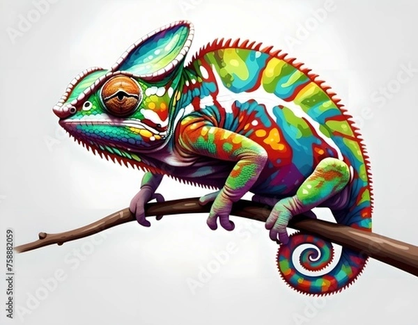 Obraz chameleon
