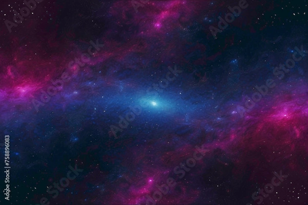 Fototapeta space background in the form of the waves with lights and purple and blue scary ultra view of the sky backgorund 