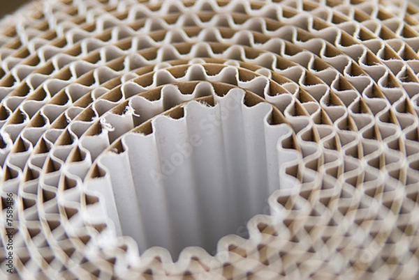 Fototapeta Corrugated cardboard