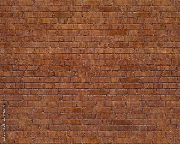 Fototapeta Pattern and structure of brick wall. Detail shot.