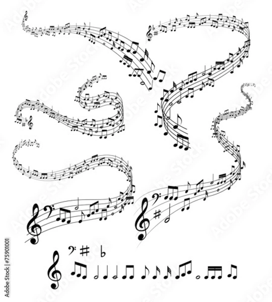 Obraz musical notes