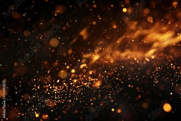 Obraz Ebony Flames Composition