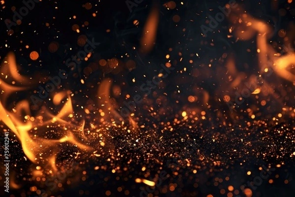 Obraz Nocturnal Blaze Theme