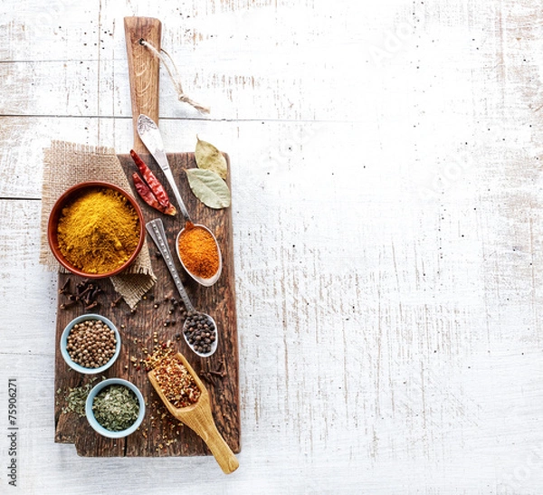 Obraz różne przyprawy