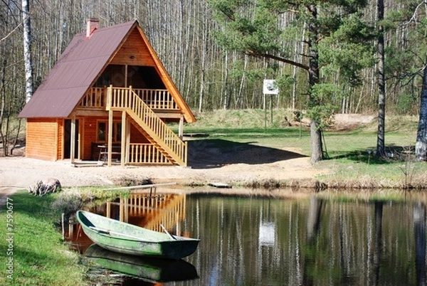 Obraz Sunny rural landscape