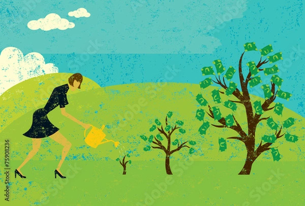 Obraz Growing Money Trees