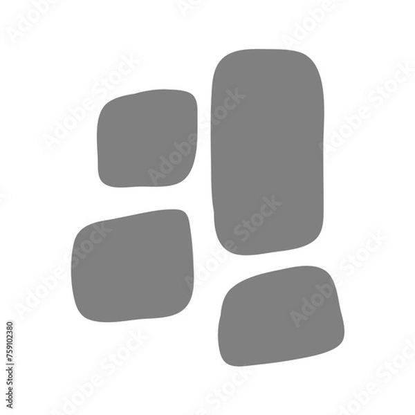 Fototapeta Abstract organic shape