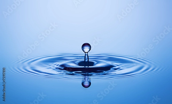 Fototapeta Water drop close up