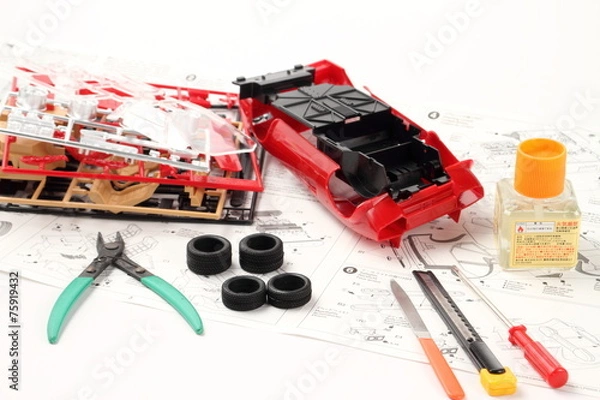 Obraz プラモデルの製作