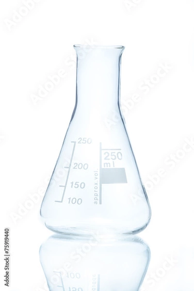 Obraz Temperature resistant conical flask for measurements 250 ml