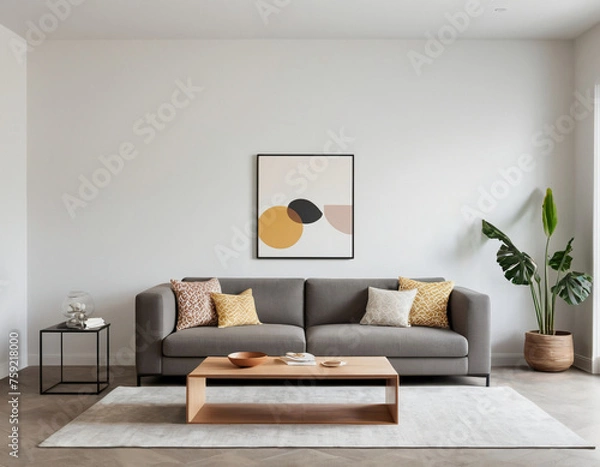 Obraz modern living room with sofa