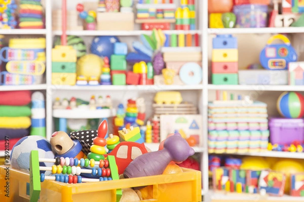 Obraz Pudełko z zabawkami