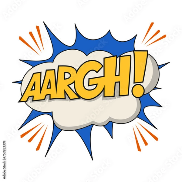 Obraz Comic Reaction Text