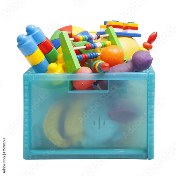 Obraz box with toys