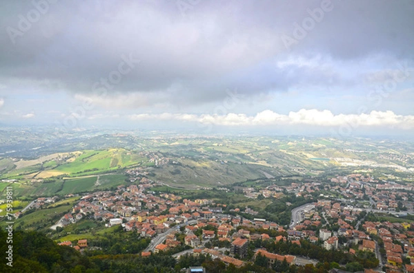 Obraz the view from the mountain