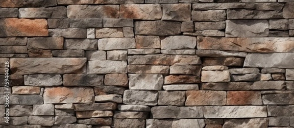Fototapeta Luxurious Stone Wall Pattern with High-Resolution Natural Granite Texture
