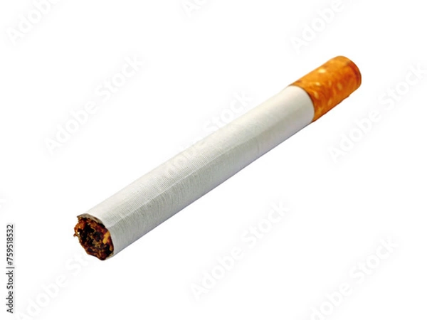 Obraz Cigarette on transparent background.