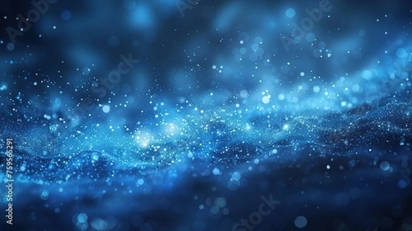 Fototapeta Abstract blue background.