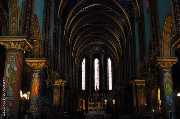 Obraz Nef et colonnes