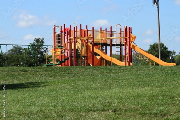 Obraz Empty Colorful Playground