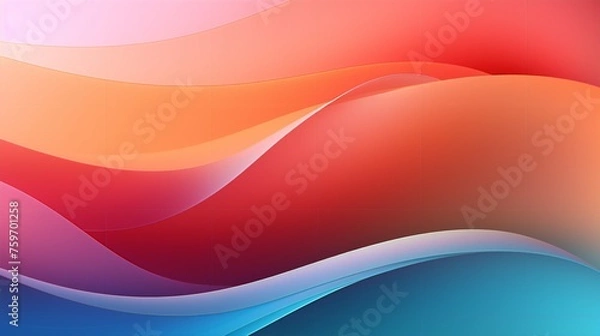 Fototapeta abstract background with waves