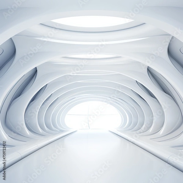 Fototapeta future interior concept