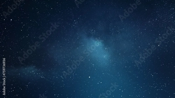 Obraz A breathtaking stretch of the Milky Way galaxy with countless stars glowing against the dark sky's expanse
