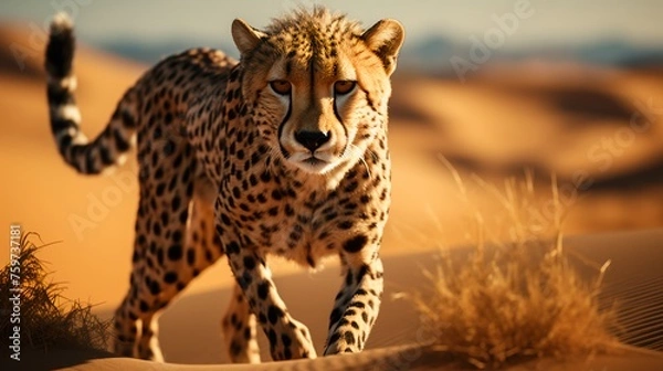 Fototapeta leopard in position
