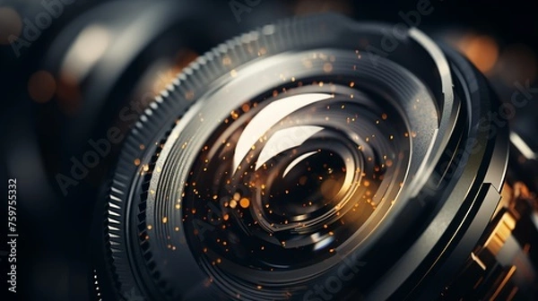 Fototapeta camera lens macro