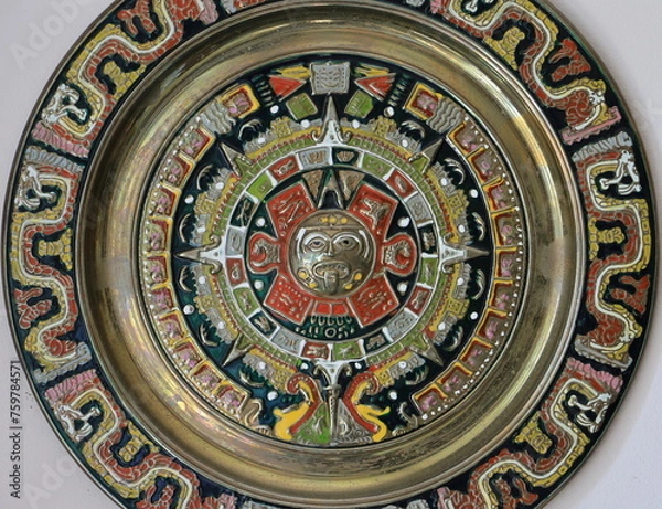 Obraz Aztec calendar