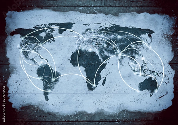 Obraz Global interaction
