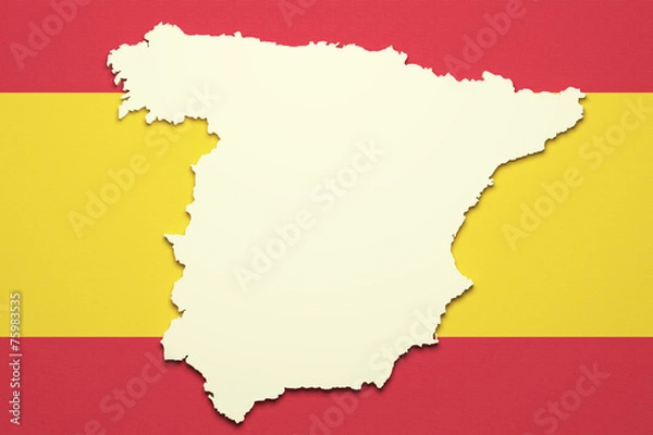 Obraz spain map