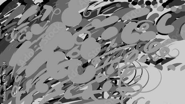 Obraz Gray and black abstract background image