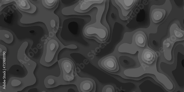 Fototapeta 3D Stylized topographic contour map. Geography scheme and terrain. Topography grid map. Contour map background. Geographic line mountain relief. Abstract lines or wavy backdrop background.