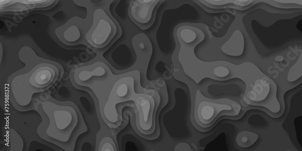 Fototapeta 3D Stylized topographic contour map. Geography scheme and terrain. Topography grid map. Contour map background. Geographic line mountain relief. Abstract lines or wavy backdrop background.