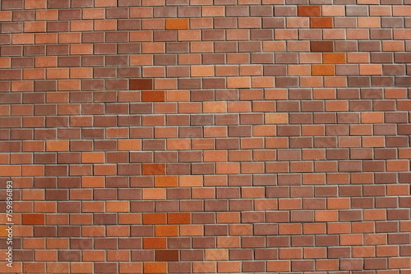 Obraz 煉瓦壁模様