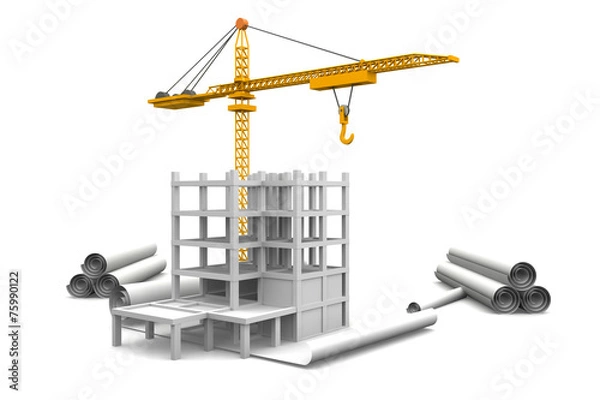 Obraz Modern building construction