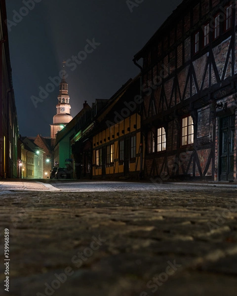 Obraz Ystad by night