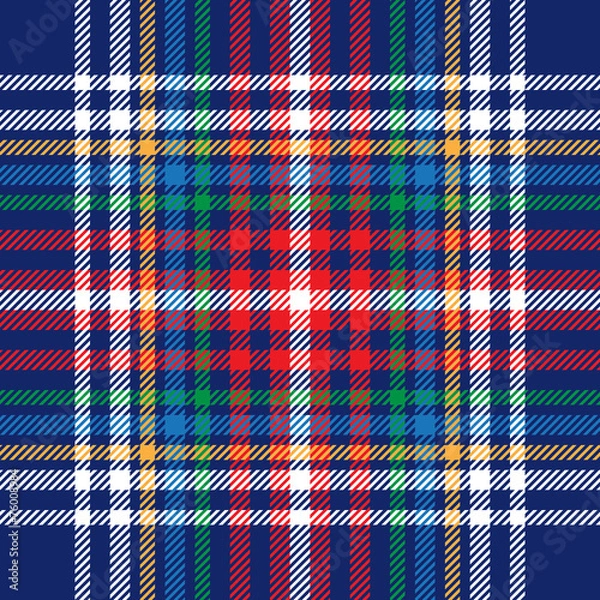 Fototapeta vector seamless tartan plaid pattern