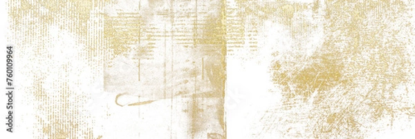 Obraz An abstract metallic grunge background header on a transparent layer.