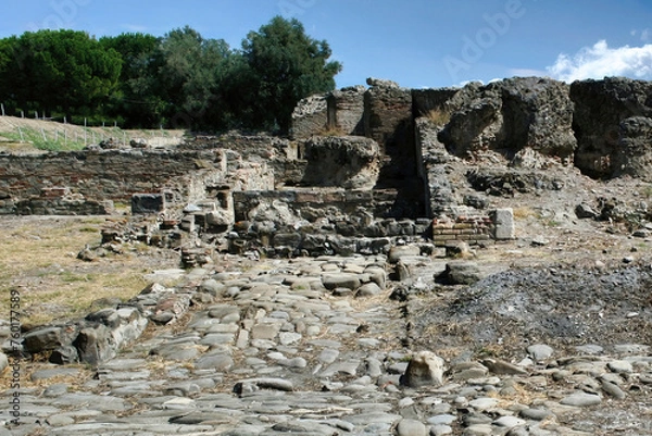 Fototapeta Sibari (Sybaris) was an important city of Magna Graecia, this important archaeological park is located in today's Calabria, in southern Italy